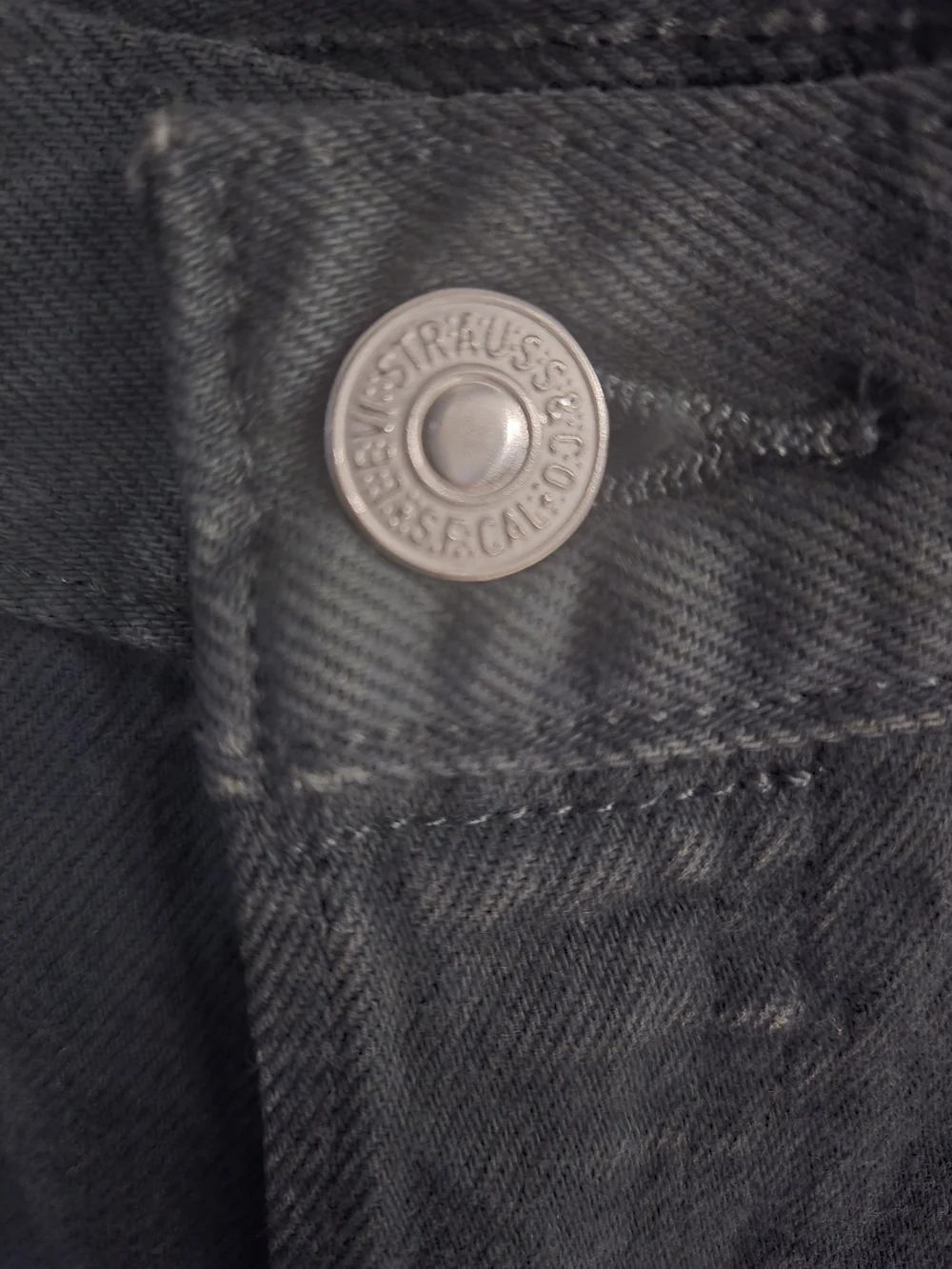 Levi's 501 Original Men's 33w X 34 L Jeans - Dark Green